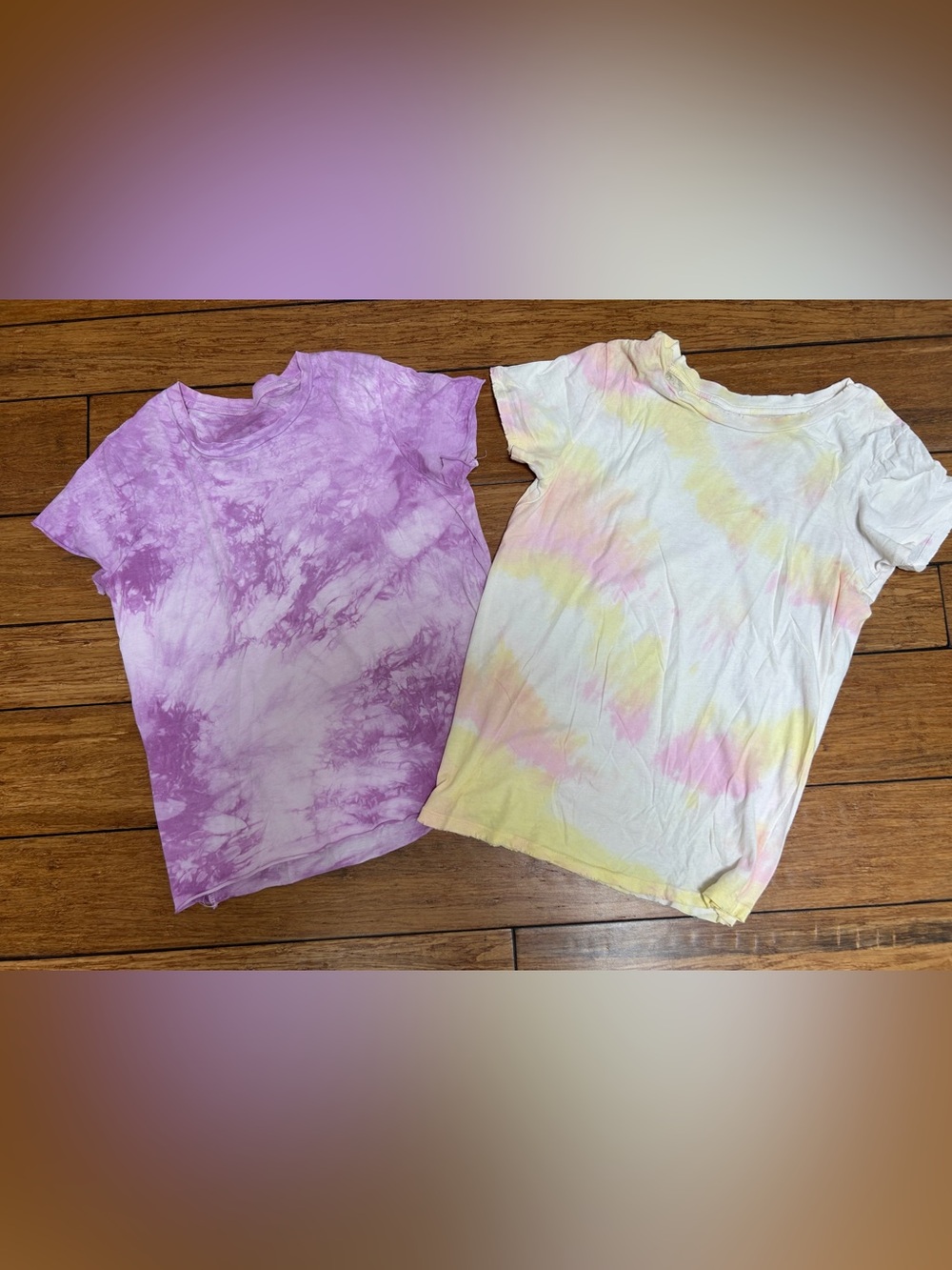 Tyde Apparel tie dyed tshirt set of 2